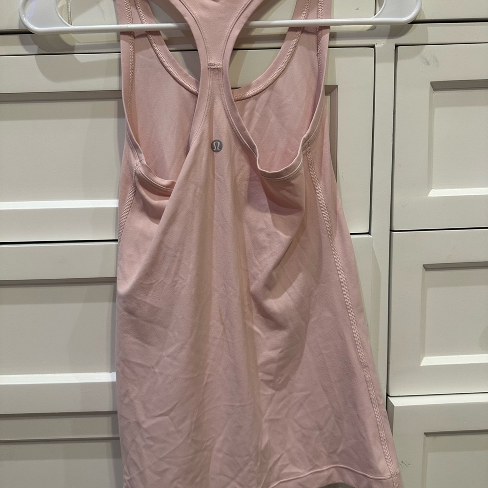 Lululemon tank top, baby pink, size 2